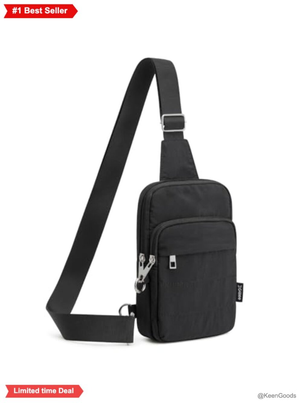 RFID Blocking Nylon Crossbody Bag Anti Theft Travel Purse